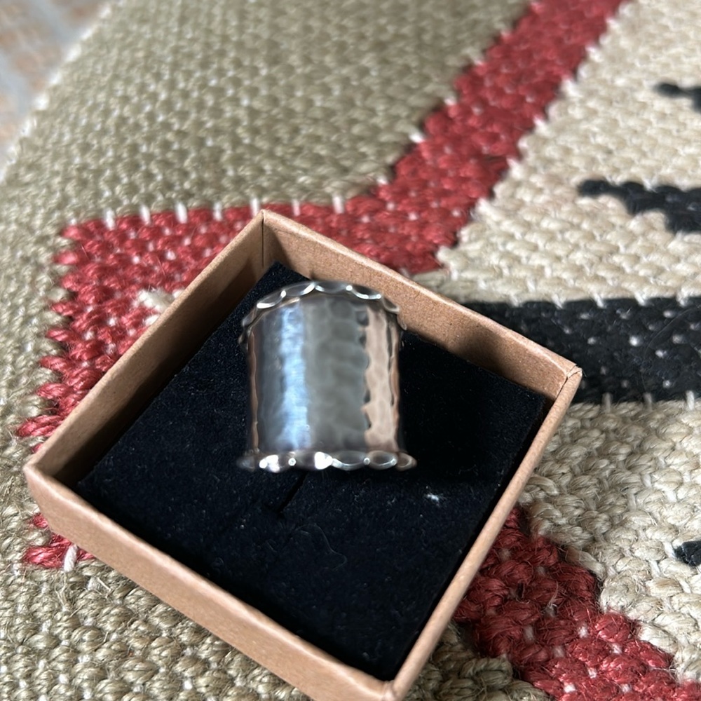 Hammered Pipe Ring